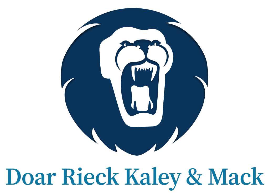 Doar Rieck Kaley & Mack law firm logo by DLS Design